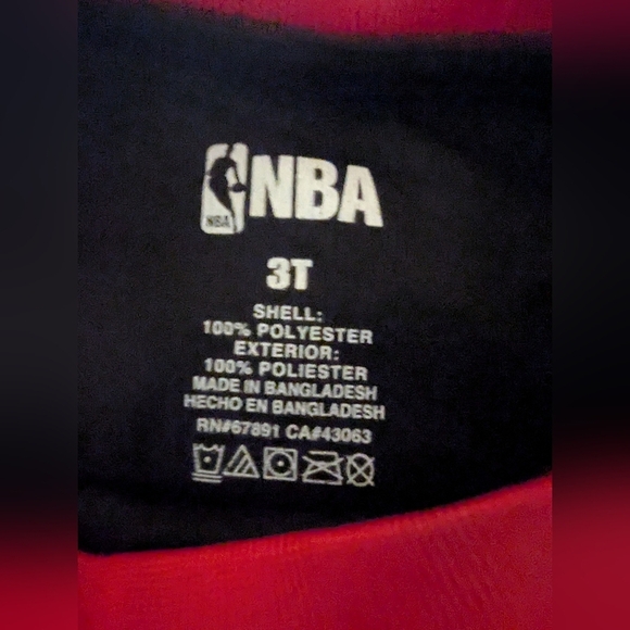 Los Angeles Clippers NBA Licensed Shirt Size 3 Toddler New Without Tags - Picture 4 of 7